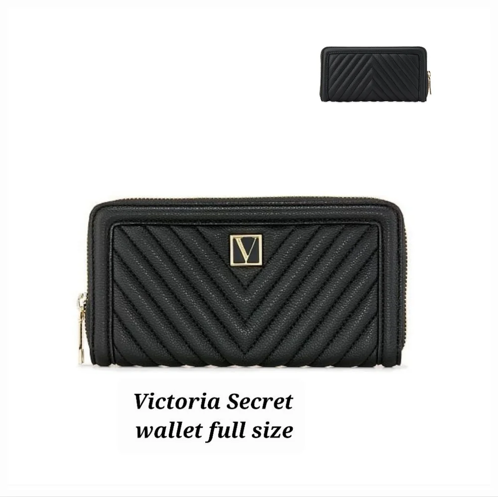 NEW Victoria Secret Full Size Wallet Quilted style perfect as a gift - Picture 2 of 8